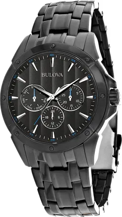 Bulova Mens Black dial Watch