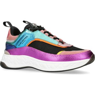 Kurt Geiger Kensington Sneaker in Open Grey/Pink Multi at Nordstrom Rack, Size 10.5