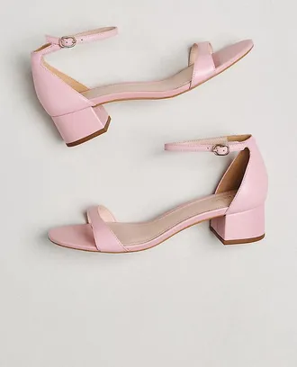 Maeve Ankle-Strap Low Block Heels
