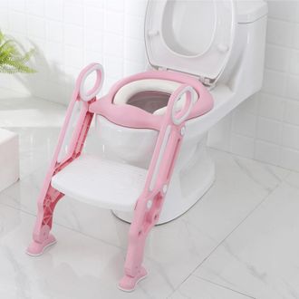 OEM Inodoro De Entrenamiento Para Beb&eacute;s/ni&ntilde;os Peque&ntilde;os Con Escal&oacute;n, Reductor De Asiento De Inodoro Infantil, Adaptador De Entrenamiento Para Ir Al Ba&ntilde;o, A