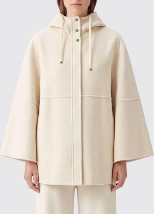 Herno Cappotto in misto lana con cappuccio e collo alto