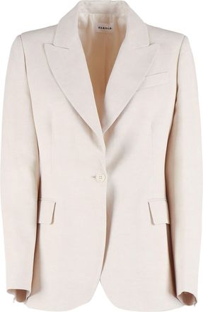 P.A.R.O.S.H. Single Breasted Structured Shoulder Blazer