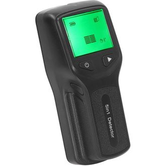 OEM Esc&aacute;ner De Montantes De Montaje En Pared, Detector 5 En 1, Herramienta Para Encontrar Montantes Con Pantalla Lcd Hd Para Centro Y Borde (negro)