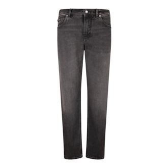 Dolce & Gabbana Slim-fit Jeans, male, Black, Size: XS Slim-fit Jeans