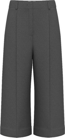 Emme Di Marella Ginnasta Culotte Broek - Dames - Vrijetijds broeken - Grijs - S - Leer - Broeken