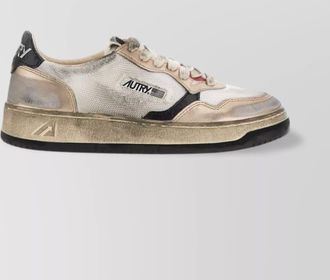 Autry handcrafted low-top sneakers ankle padded