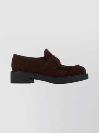 Prada leather loafers