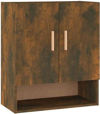 vidaXL Armario de pared madera contrachapada roble ahumado 60x31x70 cm Vidaxl
