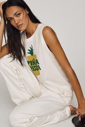 Maeve Cotton Pi&ntilde;a Fresca Tee