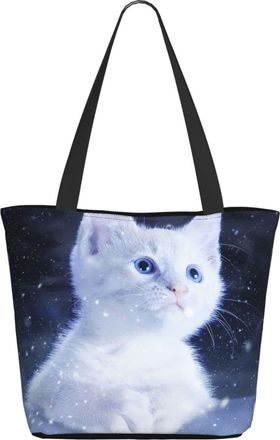 AOOEDM Cat (3) Ladies Shopping Bag 13x11x7in.The Perfect ValentineS Day Gift.It Is The Best ValentineS Day Gift For Mom, Daughter, Wife,Etc