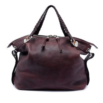 Gucci Pre-owned Gucci Large Leather Bamboo Bar Tote Ladies 232927 002123