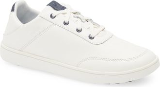 Olukai Puakea Convertible Waterproof Sneaker in Bright White /Trench Blue at Nordstrom, Size 6.5