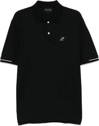 Sport b. Polo con ricamo - Nero