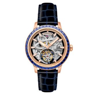 Earnshaw Trouvelot Automatic Black Dial Mens Watch ES-8276-0C