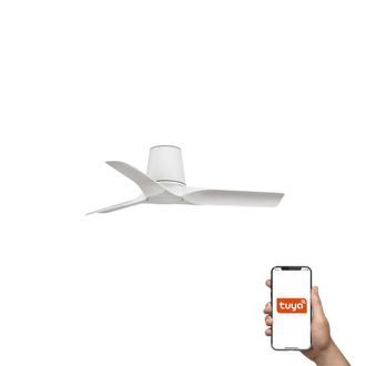 Netlighting Hey Tub Small 90cm Smart Ceiling Fan White