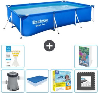 Bestway Piscina Bestway Steel Pro Rectangular - 300x201x66 Cm - 7-piezas S259