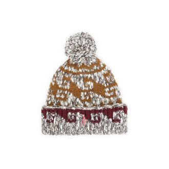 Moncler Multicolor Knitted Beanie Cap