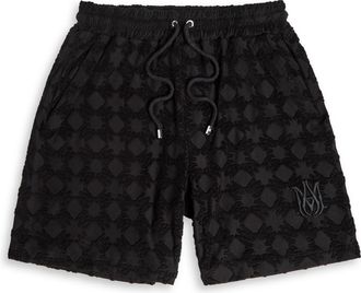 Amiri MA Quad Jacquard Cotton-blend Shorts - Black - XL
