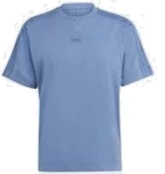 adidas ALL SZN 3-Stripes Garment Wash T-Shirt Asia Sizing Blue IR5199