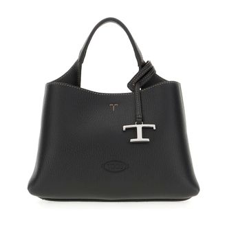Tod's T Timeless Micro 2Way - female - Tods - Handbags - Black - ONE SIZE - Bags