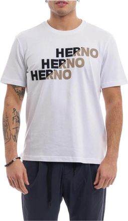 Herno T-Shirt - Heren - T-shirts - Wit - M - Tops