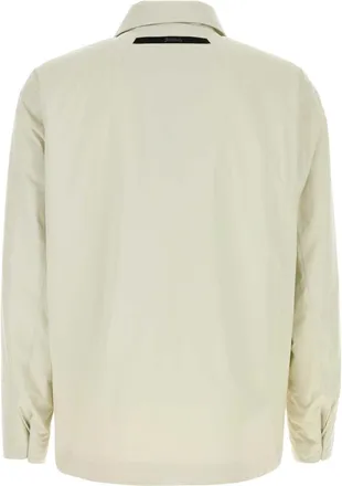 Herno Mens Nylon Padded Jacket Beige
