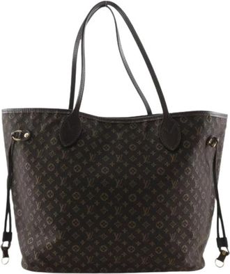 Louis Vuitton Pre-owned Canvas Tote Bag - Dames - Vintage Shopper - Bruin - ONE Size - Vintage