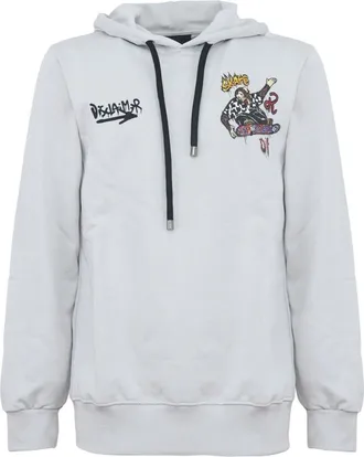 Disclaimer Hoodies & sweatvesten, Heren, Grijs, M, Sweatshirts & Hoodies