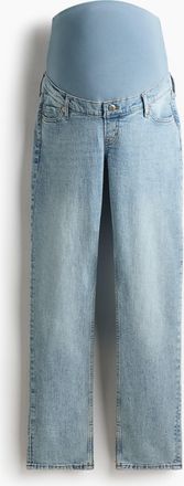 H&M MAMA Slim Straight High Jeans - Blue