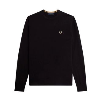 Fred Perry Hombre, Sudaderas, Negro, Talla: XL