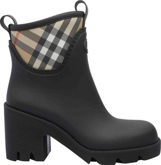 Burberry Black Marsh Stamp Pump Booties