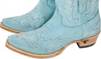 Lane Boots Womens Lexington Western Bootie In Powder Blue