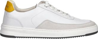Filling Pieces Mondo Squash Tag - Heren - Sneakers - Wit - 41 EU - Leer - Schoenen