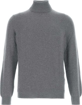 Fedeli Grey Cashmere Sweater