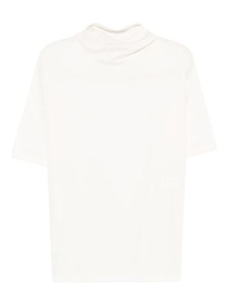Christophe Lemaire roll-neck short-sleeve T-shirt - Neutrals