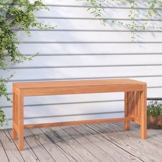 vidaXL Banco De Jard&iacute;n De Madera Maciza De Eucalipto 110 Cm Vidaxl