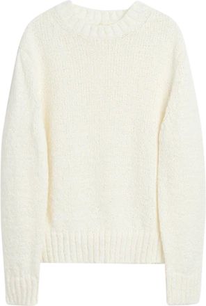 Sunflower Textured Knit Sweater with Classic Crew Neckline