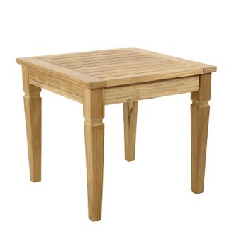 Ballard Designs Madison Teak Side Table - Ballard Designs