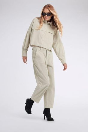 Gas Dames corduroy oversized broek BELLIS CARR