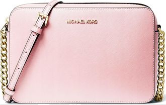 Michael Kors Jet Set 35T8GTTC9L Leren Crossbody Tas voor Dames
