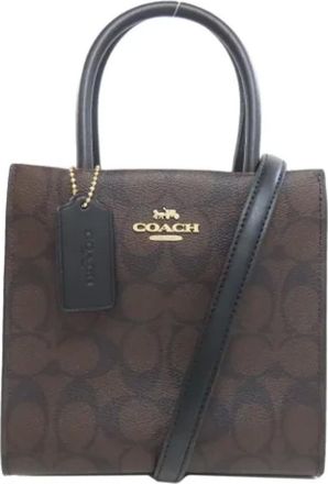 Coach Pre-owned Handbags, female, Brown, Size: ONE SIZE Pre-owned Plastic handbags