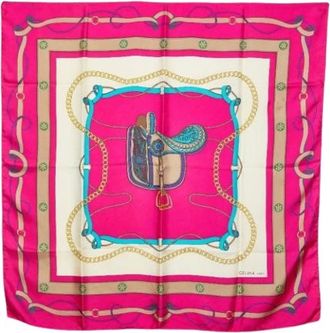 Celine Pre-owned Scarves, female, Multicolor, Size: ONE SIZE Pre-owned Scarf
