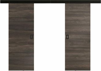 Mirjan24 Mobilier1 - Puerta Corredera Dover 198, Fresno Oscuro