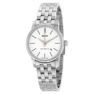 Mido Baroncelli Automatic White Dial Stainless Steel Ladies Watch M76004761