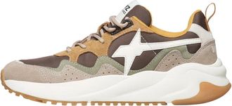 W6YZ Flik-M. Sneakers - Heren - Sneakers - Veelkleurig - 43 EU - Leer - Schoenen