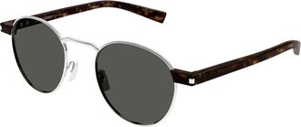 Saint Laurent Sunglasses, male, Gray, Size: 49 MM SL 707 001 Sunglasses