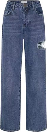 One Teaspoon Dames, Jeans, Blauw, Maat: W29 Katoen