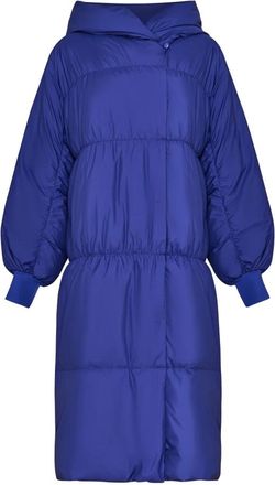 Cesare Gaspari Jassen, Dames, Paars, M, Polyester, Oversized Puffer Coat - Violet