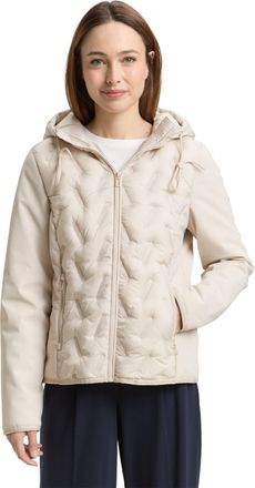 Tom Tailor Steppjacke TOM TAILOR, Damen, Gr. XXL, sand stone beige, Steppware, Obermaterial: 100% Polyester. Futter: 100% Polyester, unifarben, regular fit norma