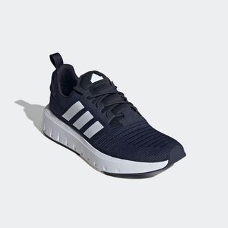 adidas Sneaker ADIDAS SPORTSWEAR SWIFT RUN, Damen, Gr. 38,5, blau (legend ink, cloud wei&szlig;, shadow navy), Textil, Schuhe Sneaker